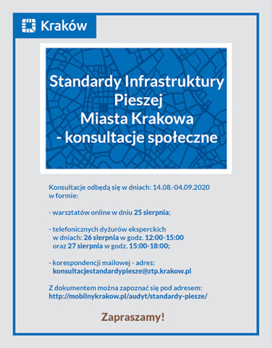 Standardy infrastruktury pieszej