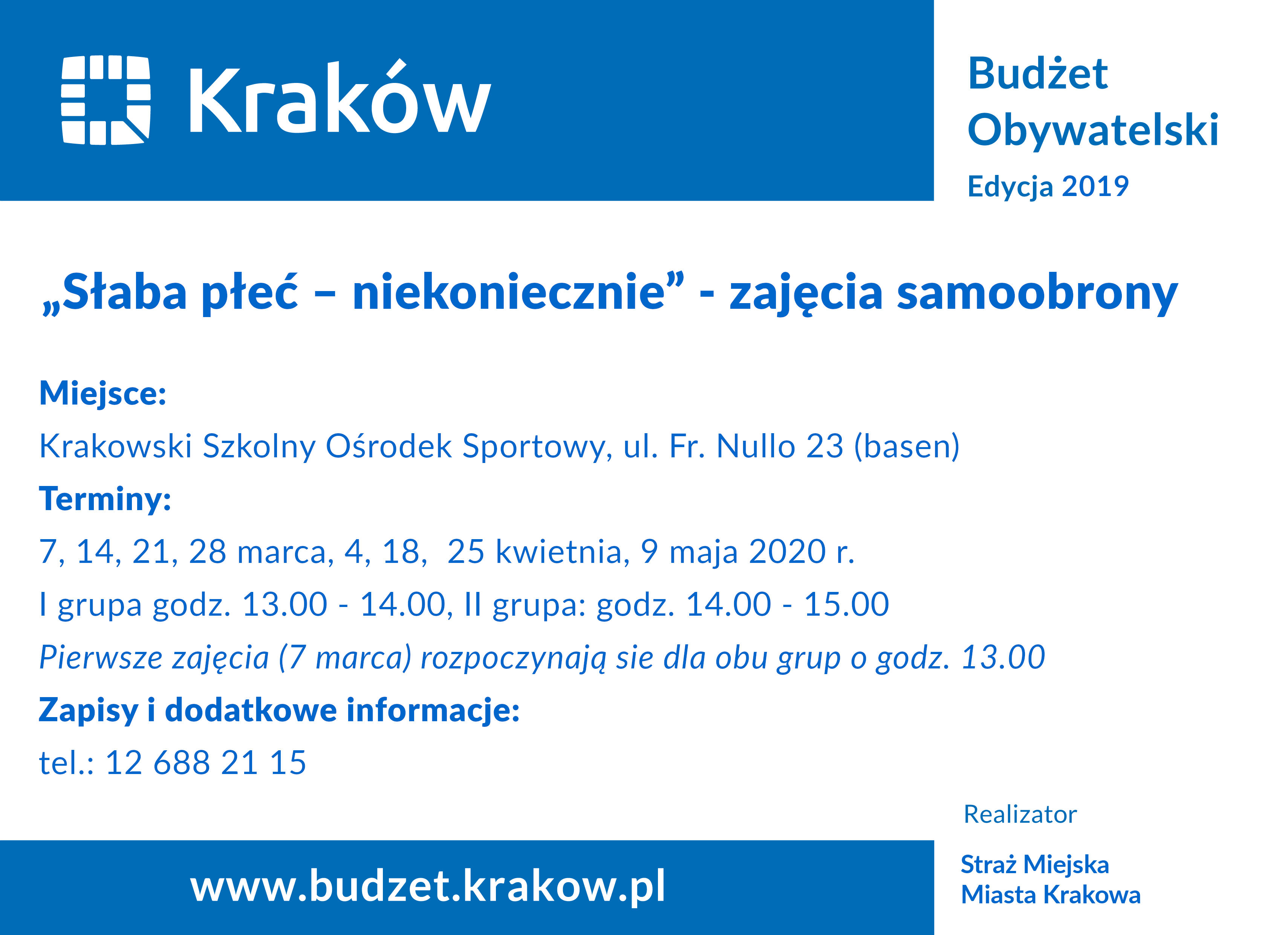 Zajęcia samoobrony