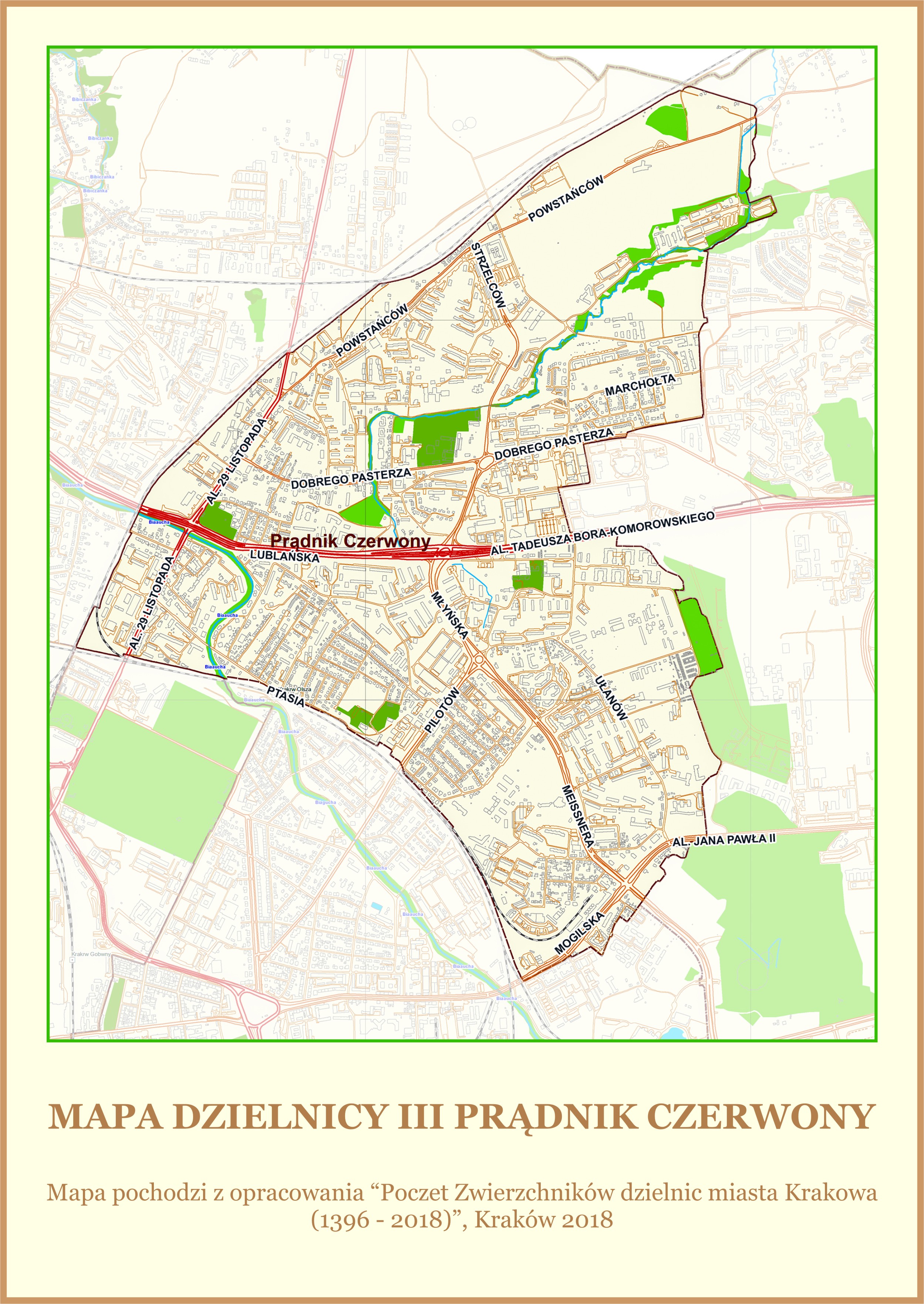 Mapka dzielnicy trzeciej